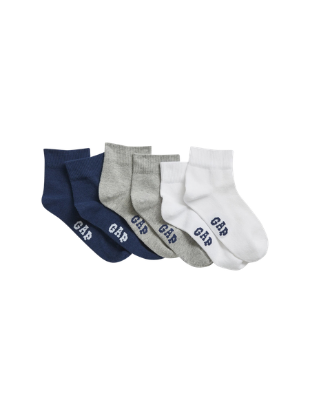 Gap公式オンラインストア | ショートクルーソックス 3足セット (キッズ)