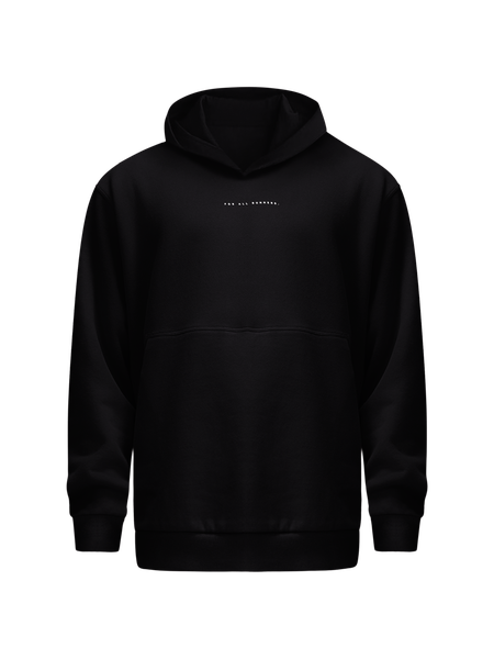 Black Steady State cotton-blend hoodie, Lululemon