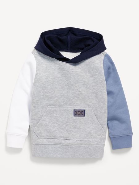 Logo-Graphic Fleece Pullover Hoodie for Toddler Boys