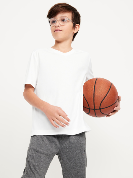 Long-Sleeve Waffle-Knit T-Shirt for Boys