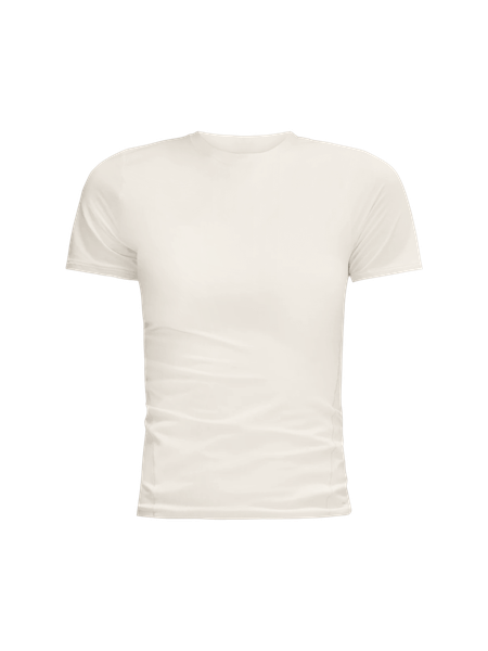 Wundermost Ultra-Soft Nulu Hip-Length Crew Short-Sleeve Shirt