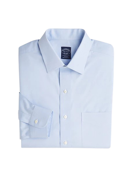 Big + Tall | Brooks Brothers Pinpoint Stretch Dress Shirt | DXL