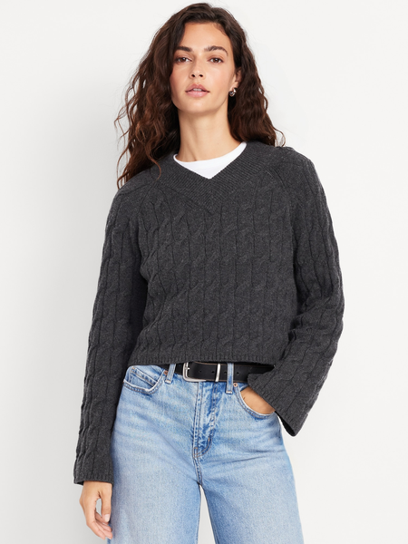 Mid-Rise Twill Barrel Pants