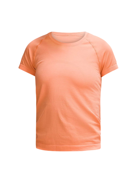 lululemon Swiftly Tech Short-Sleeve Shirt 2.0 - Slate/White | onebodyla