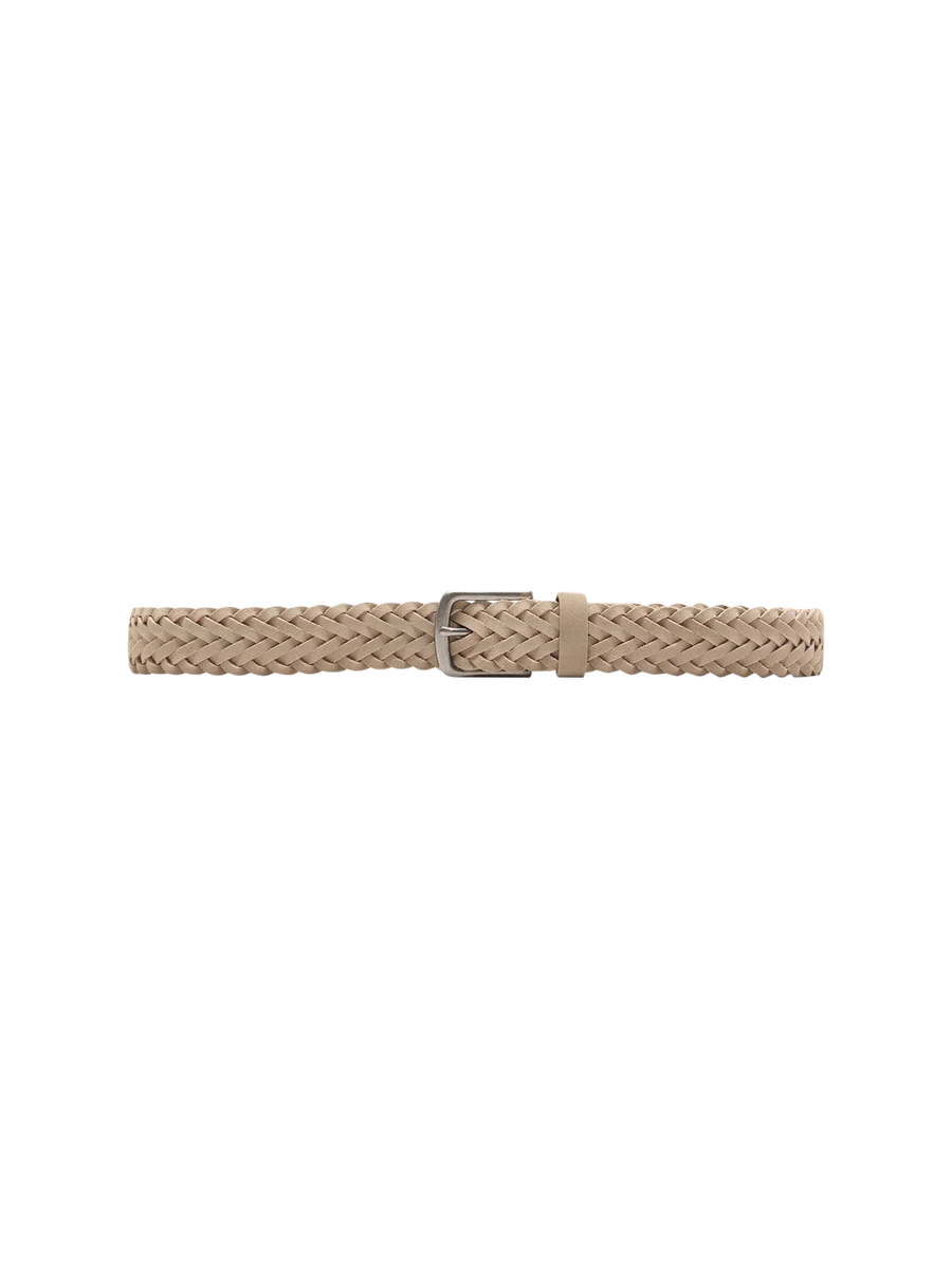 Herringbone Cotton-Linen Slim Suit Pant