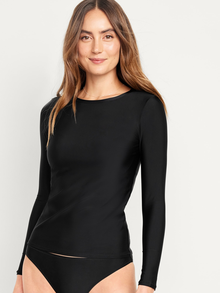 High-Waisted Matte Swim Skirt
