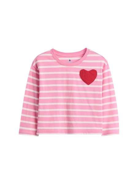 Gap公式オンラインストア |ハートポケット ストライプTシャツ (幼児