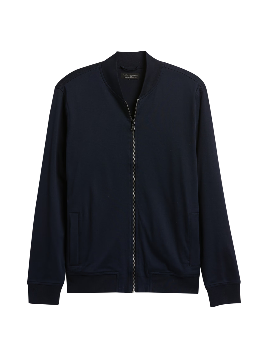 Athletic Linen-Blend Pant