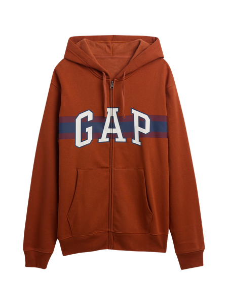 Gap公式オンラインストア | リラックス GAPロゴ ジップアップパーカー