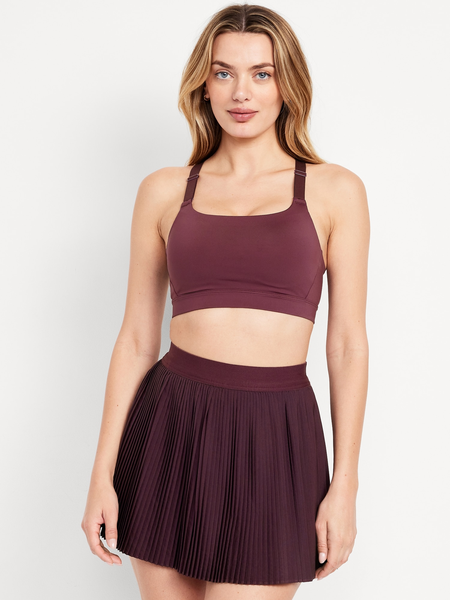 Extra High-Waisted Micro-Pleated Performance Skort