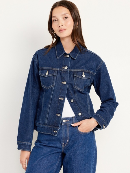 Linen-Blend Mini Shirt Dress