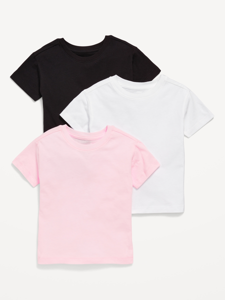 Long-Sleeve Shiny Ribbed Dress for Toddler Girls