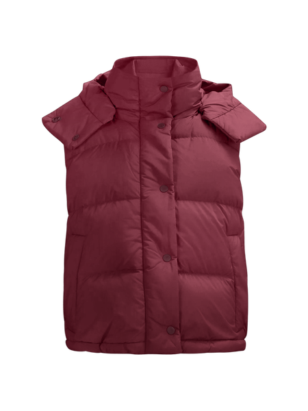 Lululemon 2024 down town down vest Red Currant 8