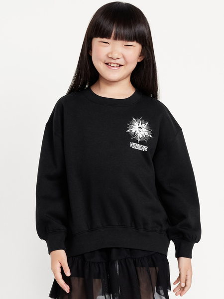 High-Waisted Full-Length Fleece Leggings for Girls