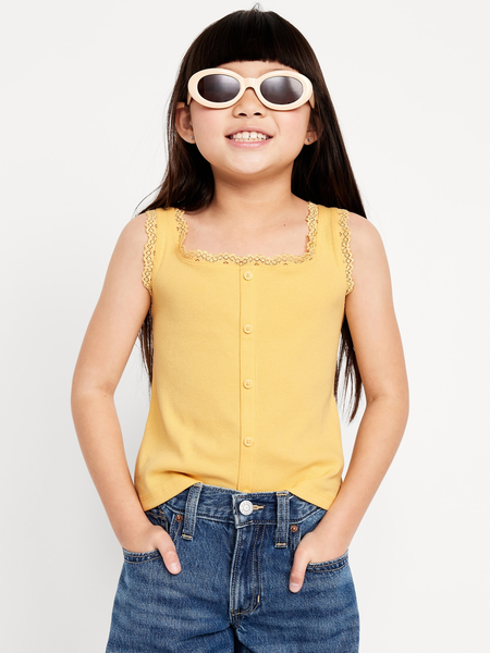 High-Waisted Jean Skirt for Girls