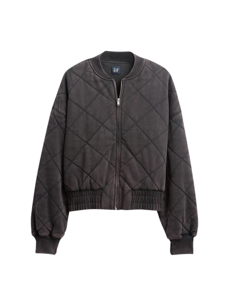 vintage USA製 ボンバージャケット 黒 中綿 キルティング XL GAP オールドギャップ キルティングボンバージャケット ブラック
