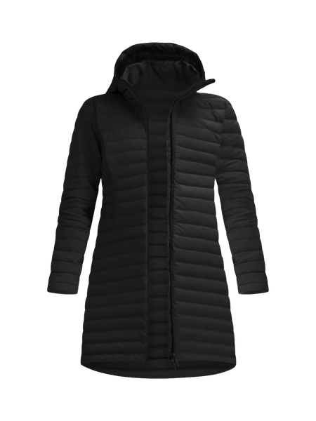 Lululemon Pack It Down Jacket Size 2 Black NWT Lightweight Down Coat w.  Hood NEW