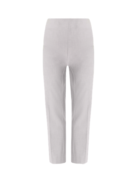 The High Rise Side Zip Ankle Pant in Bi-Stretch