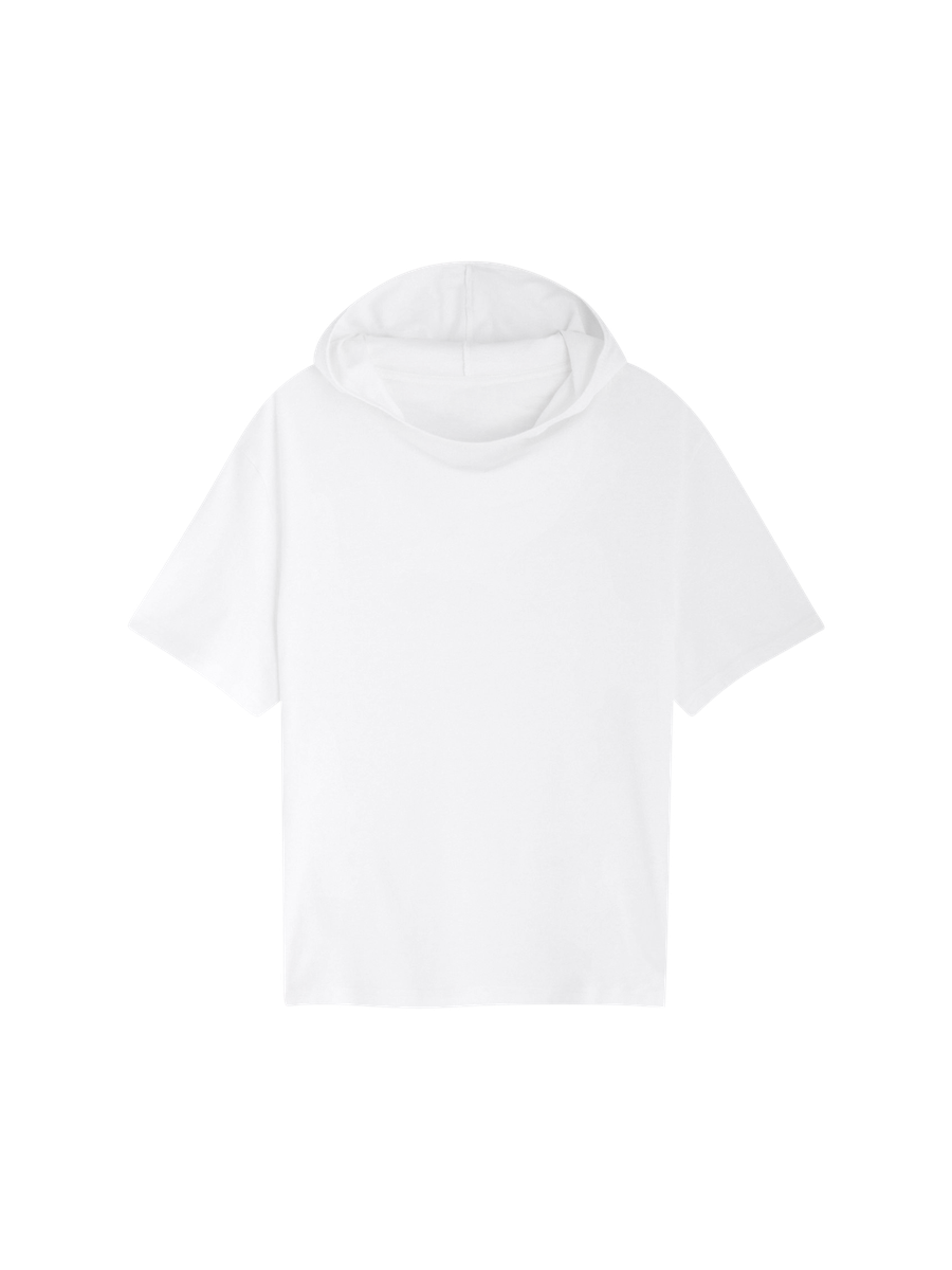 tシャツ オーバーサイズ ポプリン ファネルネック トップス レディース BANANA REPUBLIC公式オンラインストア | オーバーサイズ