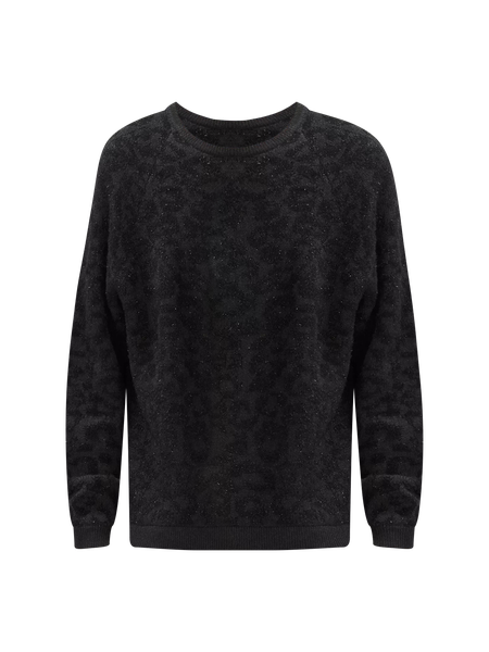 Wool-Blend Jacquard Sweater | Women's Hoodies & Sweatshirts