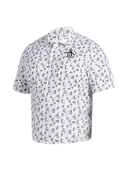 Big + Tall | Original Penguin Retro Arcade Printed Golf Polo