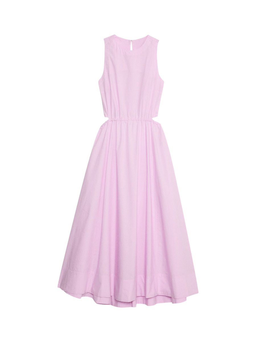 DOLCE&GABBANA フリル ラッフル コットンポプリン ミディドレス Floral cotton poplin midi dress in multicoloured - Dolce