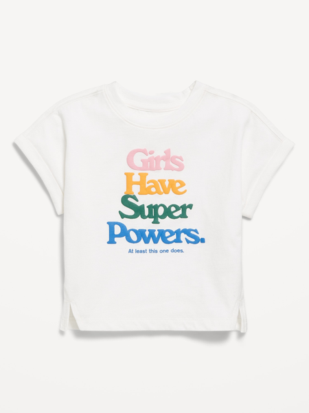 Functional Drawstring Logo Joggers for Toddler Girls