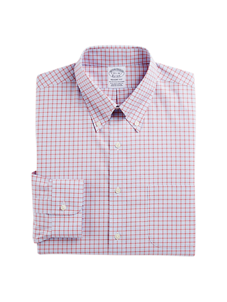 Brooks Brothers Glen Plaid Dress Shirt 