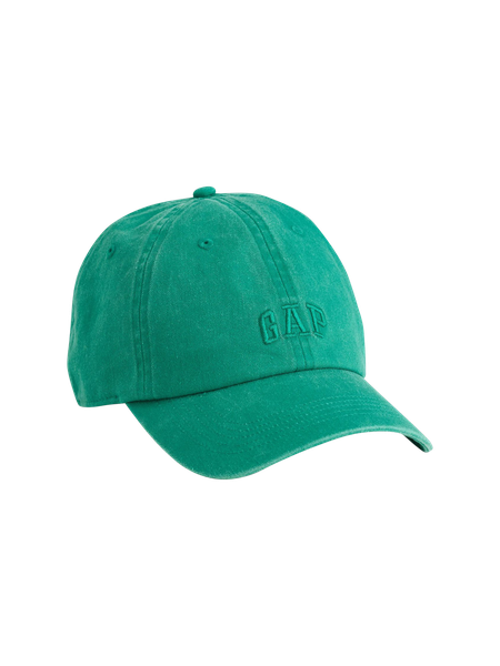 gap キャップ　グリーン Gap公式オンラインストア | GAPロゴ ウォッシュ ベースボールキャップ