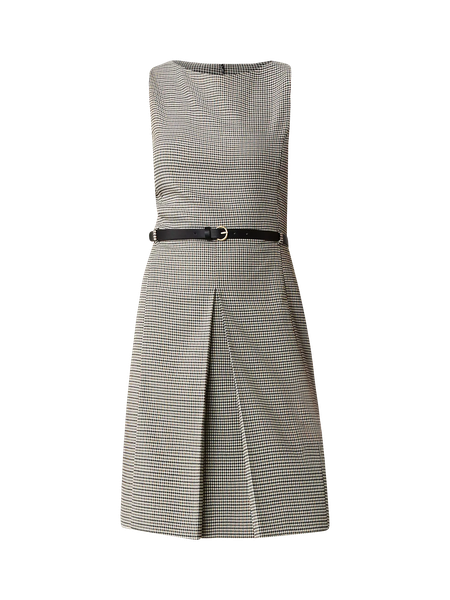 スカート theredthread S oval pleats dress gray THEREDTHREAD / ザレッドスレッド】S oval pleats dress