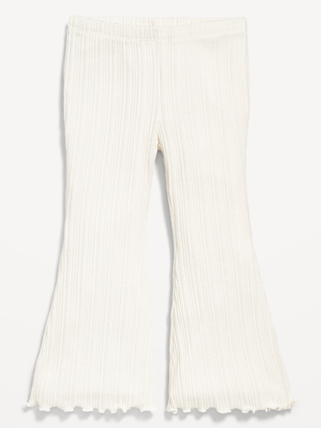 Cozy Ribbed Flare-Leg Leggings for Toddler Girls