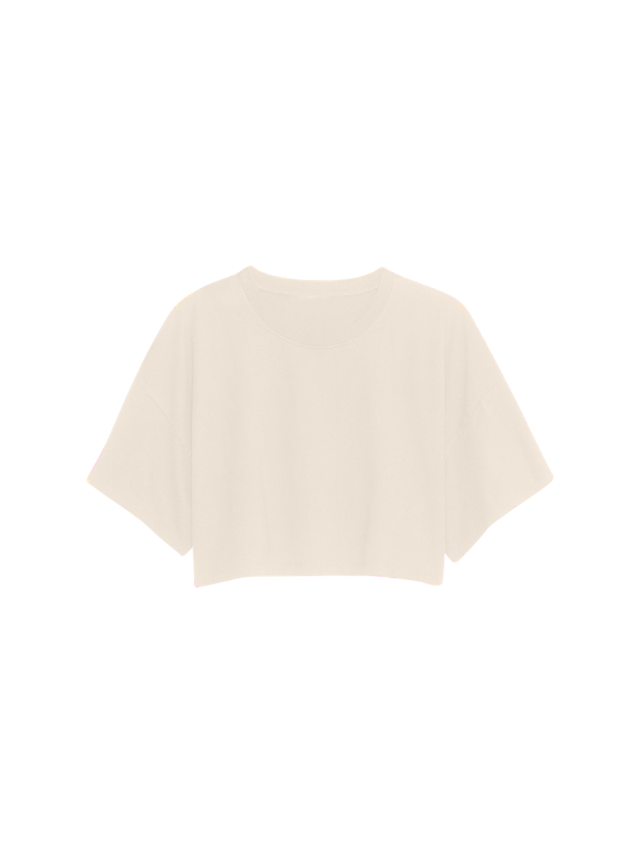 tシャツ オーバーサイズ ライトウェイトコットン クロップドtシャツ レディース BANANA REPUBLIC公式オンラインストア | オーバーサイズ ライト