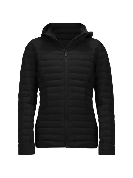 Lululemon Pack It Down Jacket Size 2 Black NWT Lightweight Down Coat w.  Hood NEW