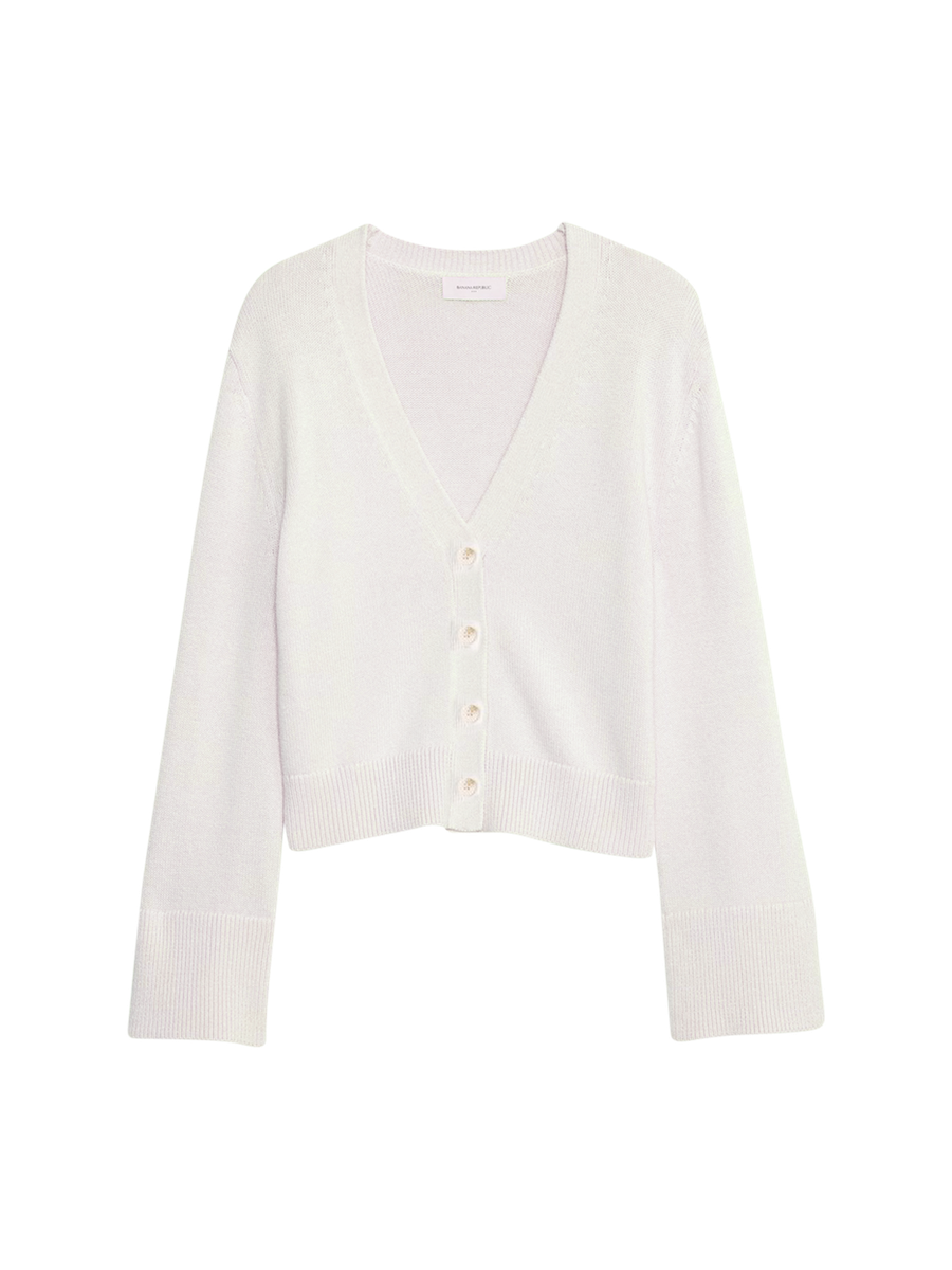 Twill Wide-Leg Crop Pant