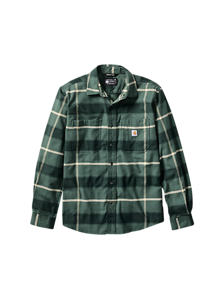 Rugged Flex® Relaxed Fit Flannel Fleece Lined Hooded Shirt Jac