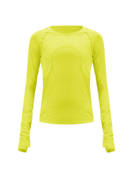 lululemon athletica Swiftly Tech Long-sleeve Shirt 2.0 Race Length in  Yellow