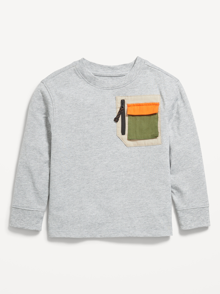 Straight-Leg Built-In Flex Jeans for Toddler Boys
