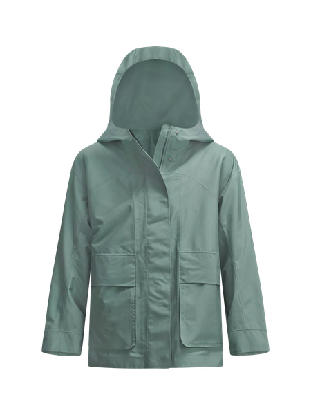 Oversized rain outlet jacket