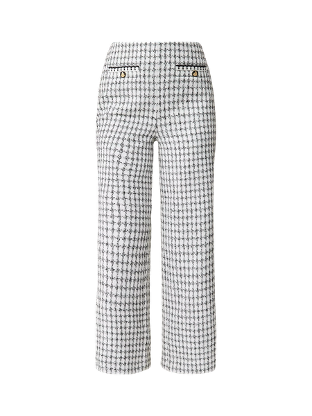 The Wide-Leg Ankle Pant in Tweed