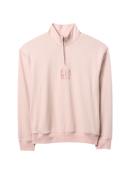 【タグ付き】GAP ヴィンテージソフト ハーフジップアップ /ピンクXS タグ付き】GAP ヴィンテージソフト ハーフジップアップ /ピンクXS