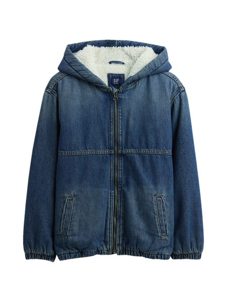 Gap公式オンラインストア | 裏ボア デニムパーカー (キッズ)