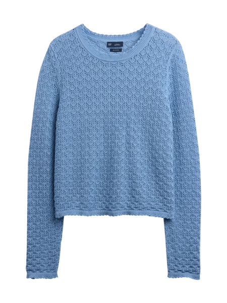GAP コットンニット Gap公式オンラインストア | コットン100% ポインテール クロップドセーター