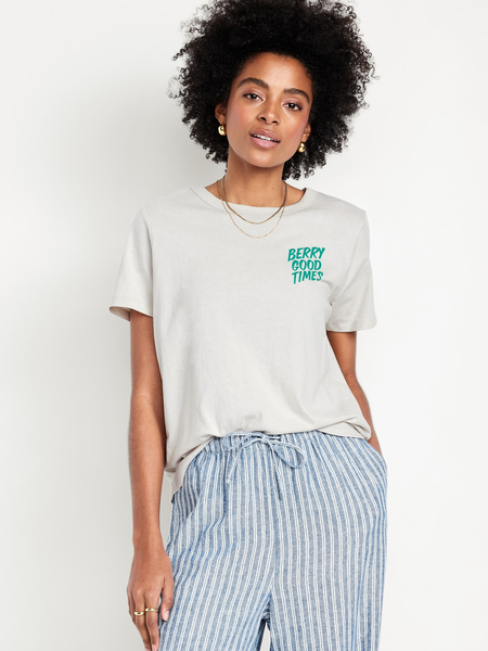 High-Waisted Linen-Blend Straight Ankle Pants
