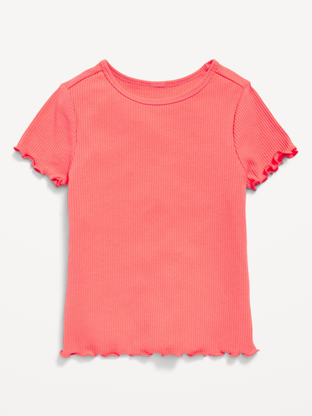 Pull-On Baggy Wide-Leg Cargo Jeans for Toddler Girls