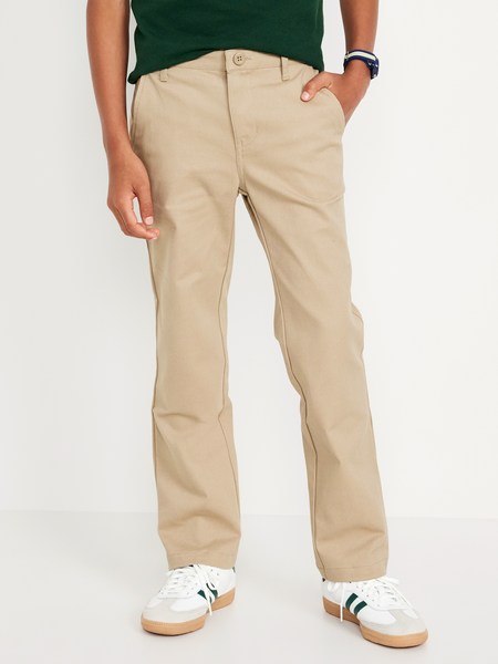School Uniform Long-Sleeve Polo Shirt for Boys