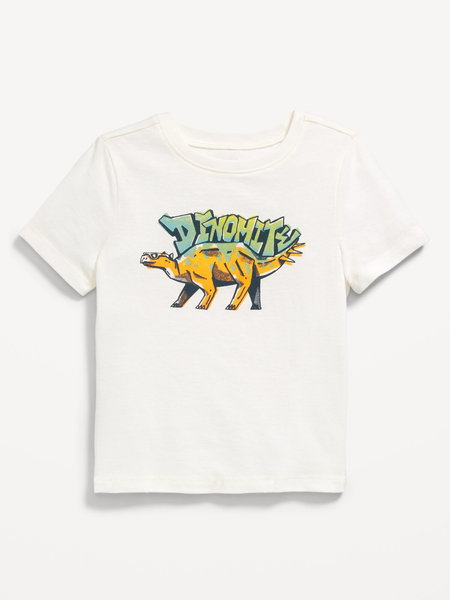 Printed Short-Sleeve Poplin Pocket Shirt for Toddler Boys