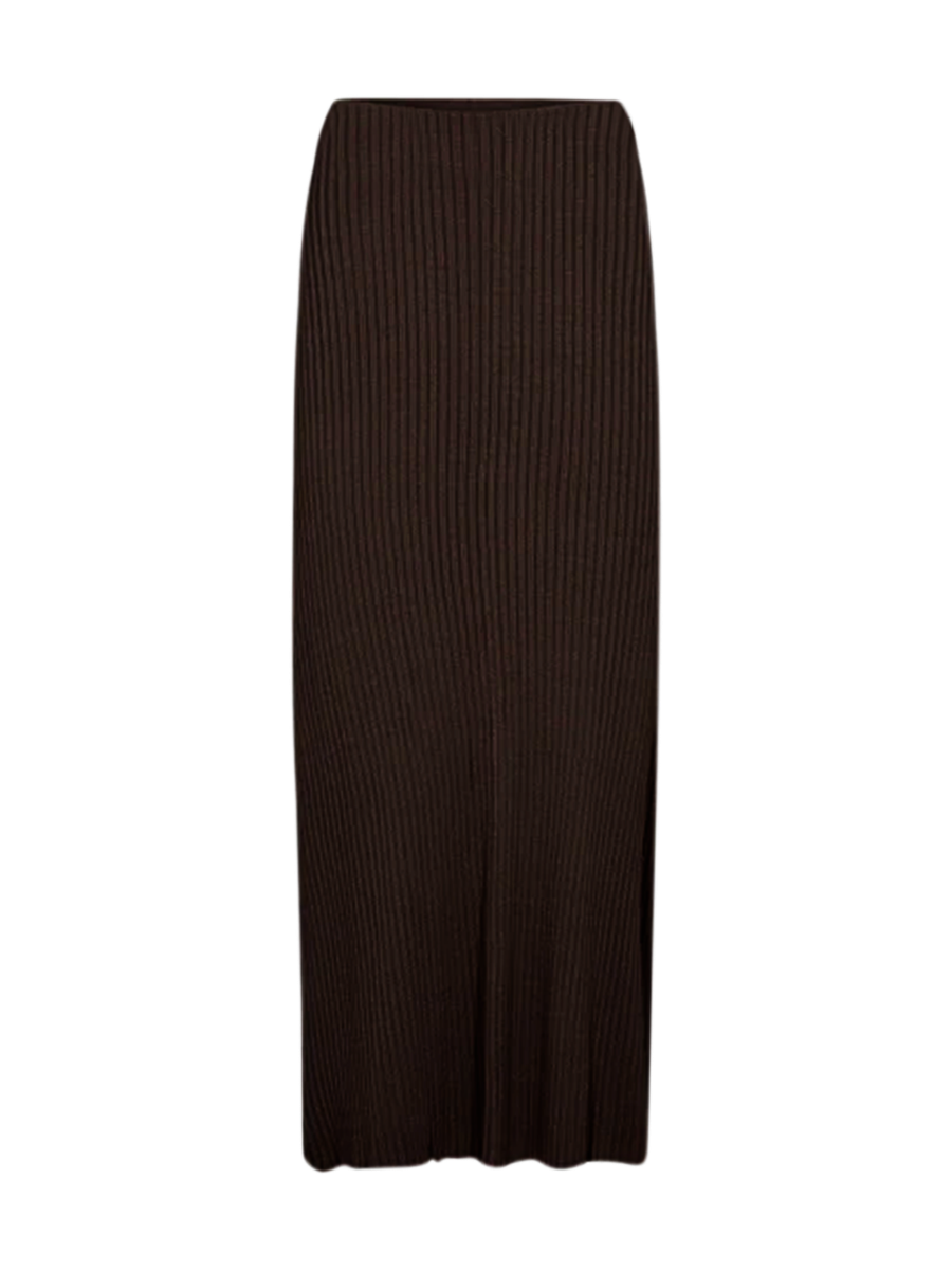 Wide Ribbed V-Neck Top