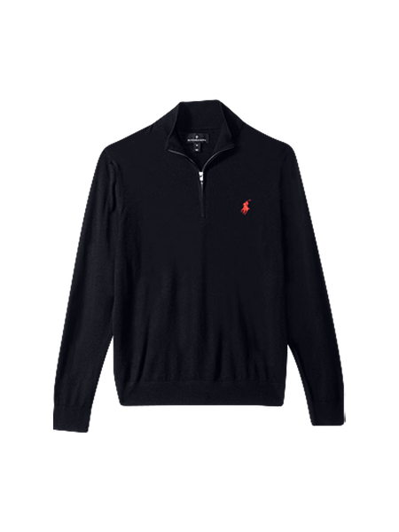 Big + Tall | Polo Ralph Lauren Pima Cotton 1/2-Zip Sweater | DXL