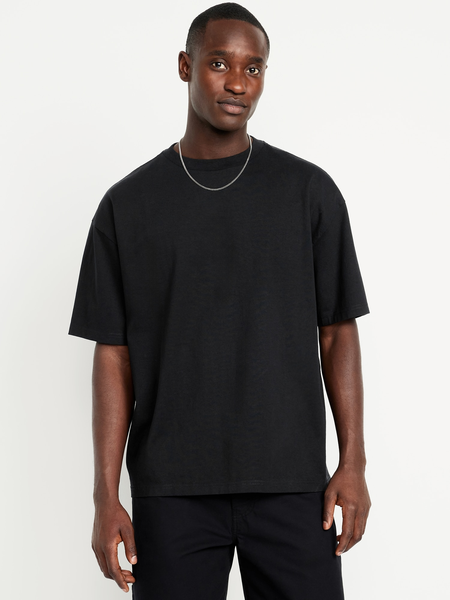 T-shirt surdimensionné moderne en tissu épais