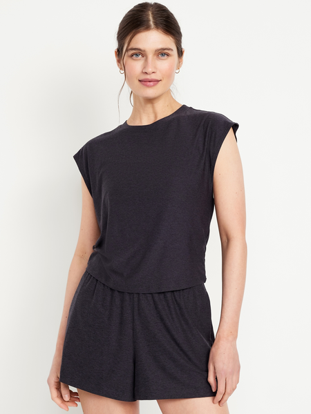 High-Waisted SleekTech Trouser Pants